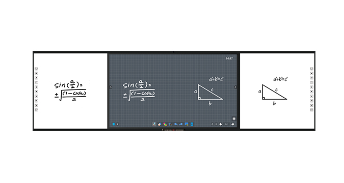 第五代板書教學(xué)記憶一體機-白板款